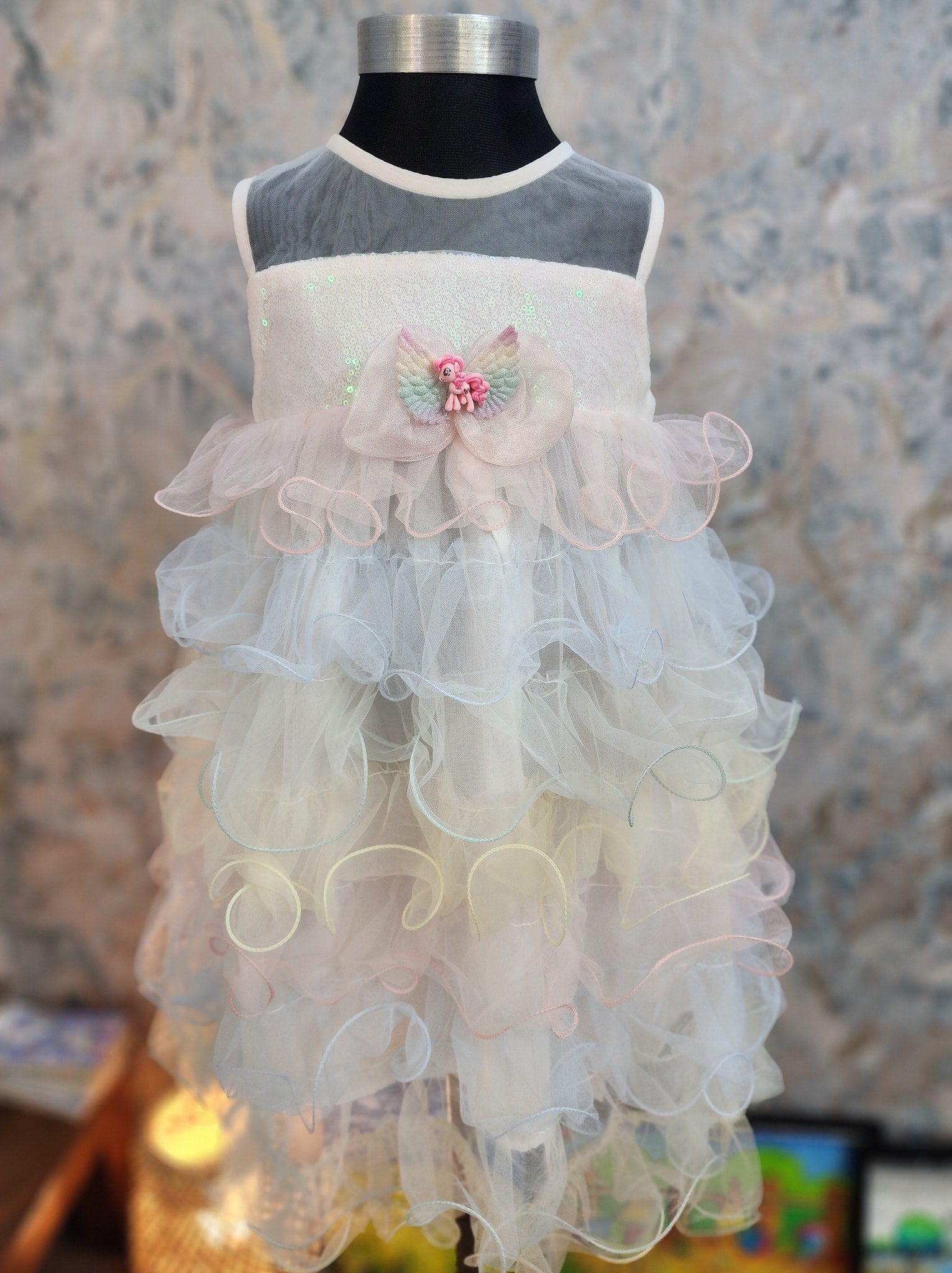 Rainbow Baby Dress - Cute & Colorful Summer Dress for Baby Girls