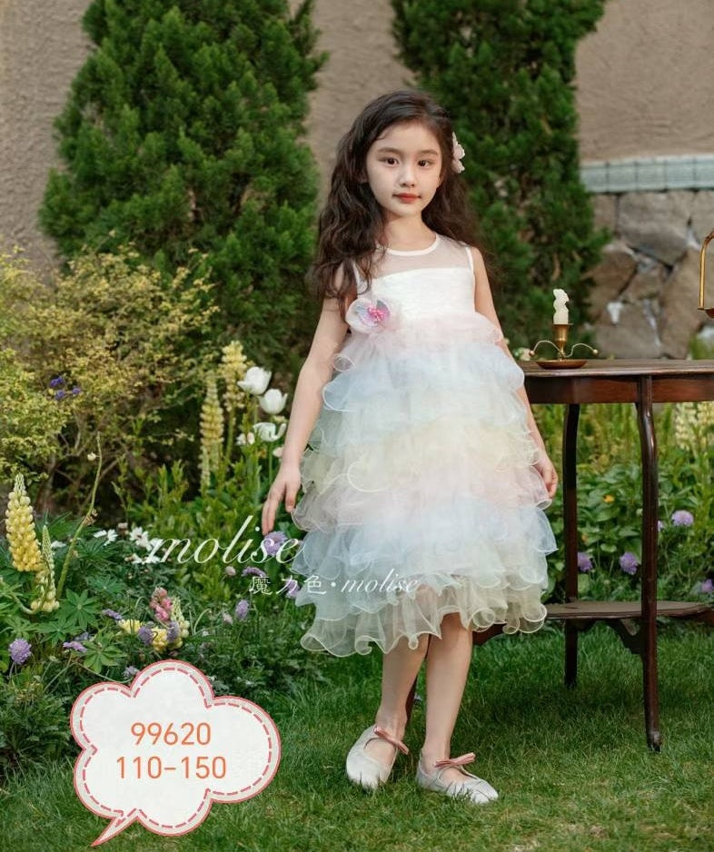 Rainbow Baby Dress - Cute & Colorful Summer Dress for Baby Girls