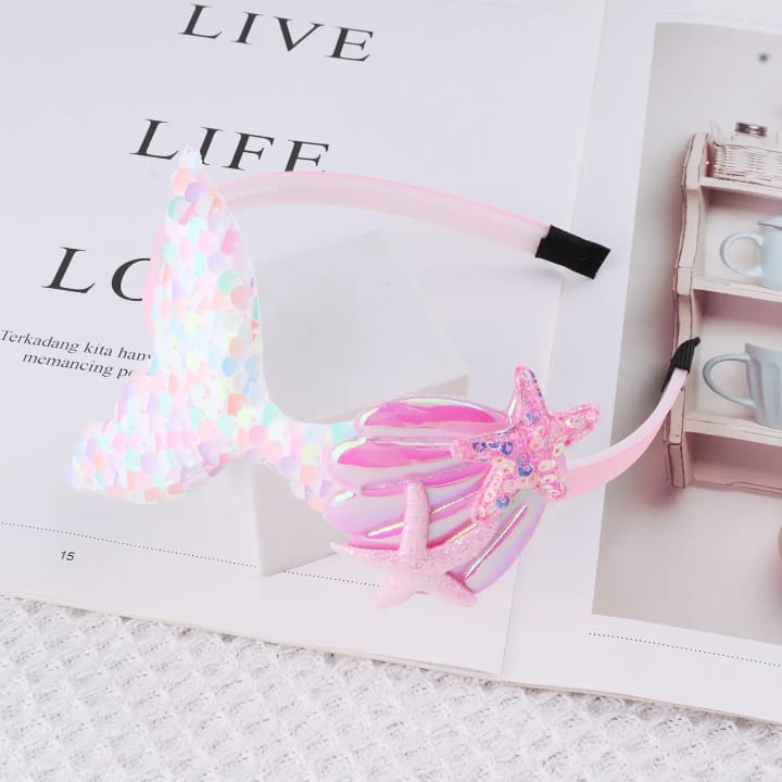 Korean Cute Elastic Rubber Hair Bands Set – Flower Animal Glitter Decoration