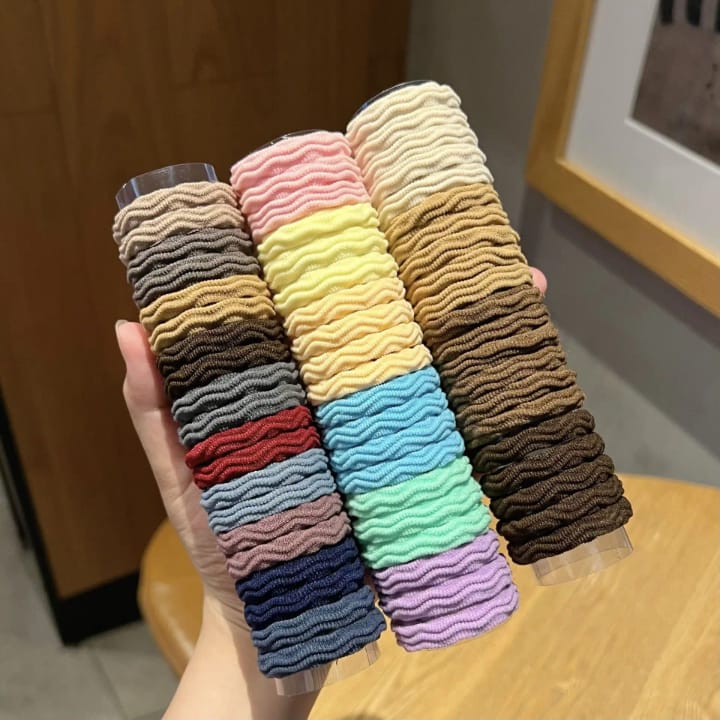 Loop All Season Hair String Set Soft Ouchless Hair Ties 20 Pieces – Girls Hair Bands Bangladesh