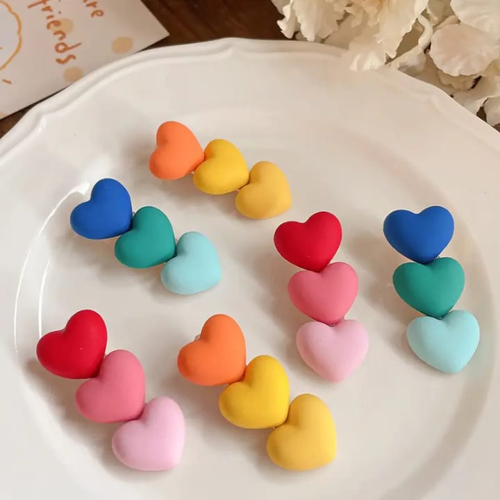 Colourful Clay Like Hair Clips – Beautiful Sequin Hair Jewellery (7 Colors)