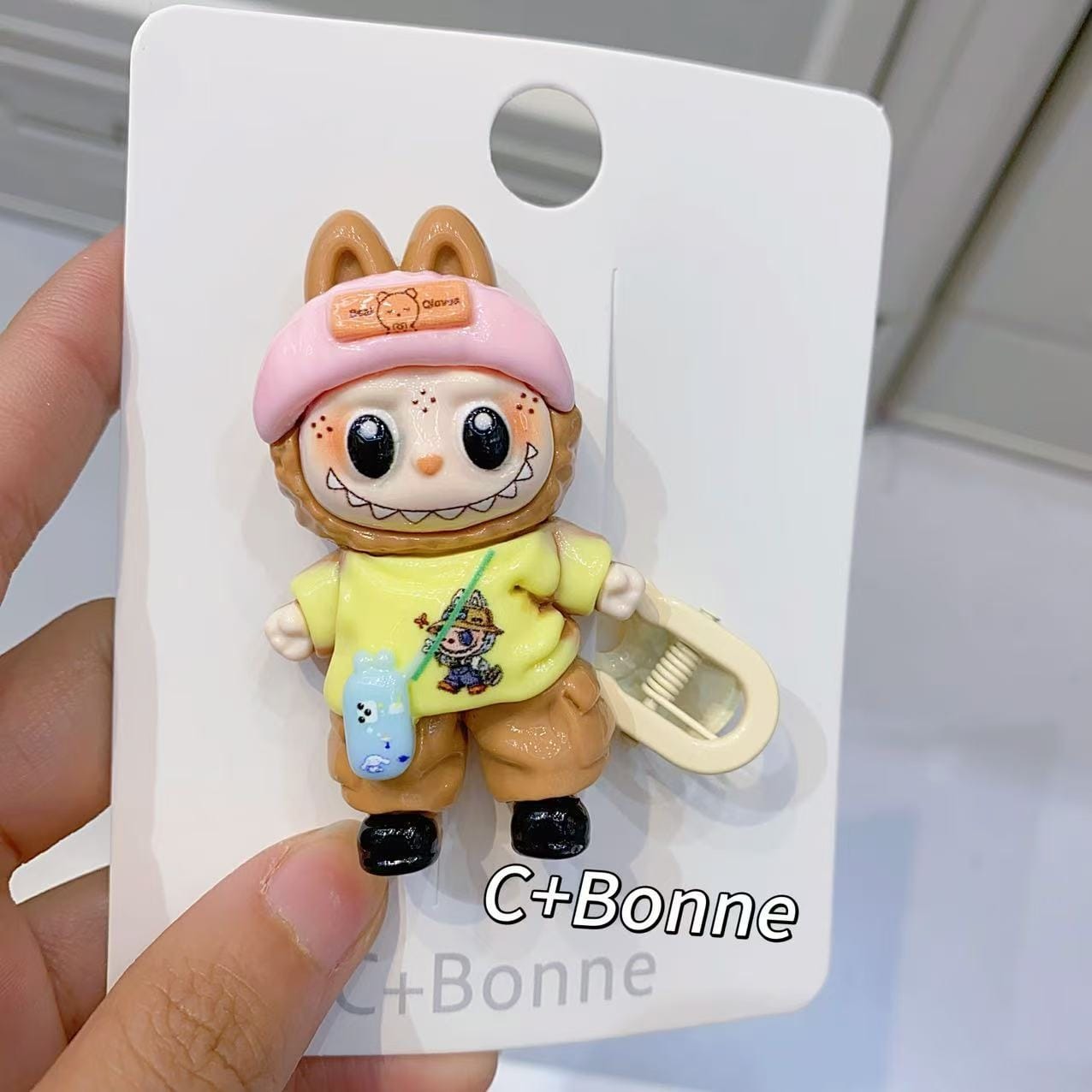 Cute Labubu Character Hair Clips – Trendy Fashion Accessory (7 Colors)