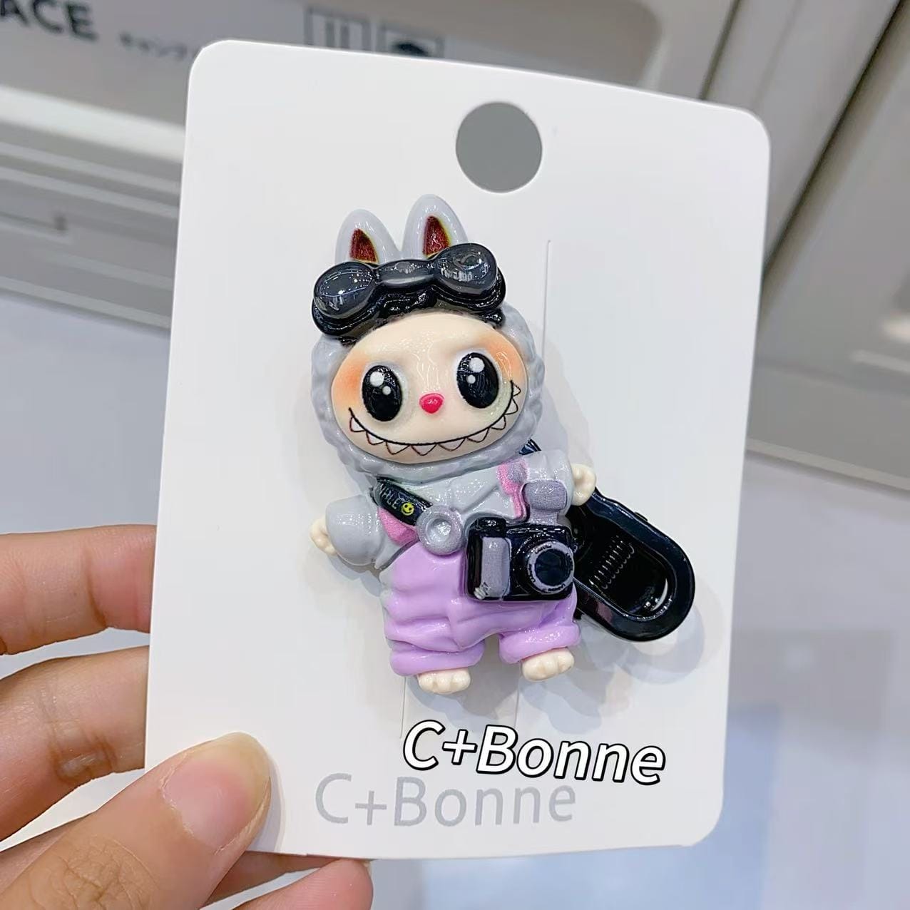 Cute Labubu Character Hair Clips – Trendy Fashion Accessory (7 Colors)