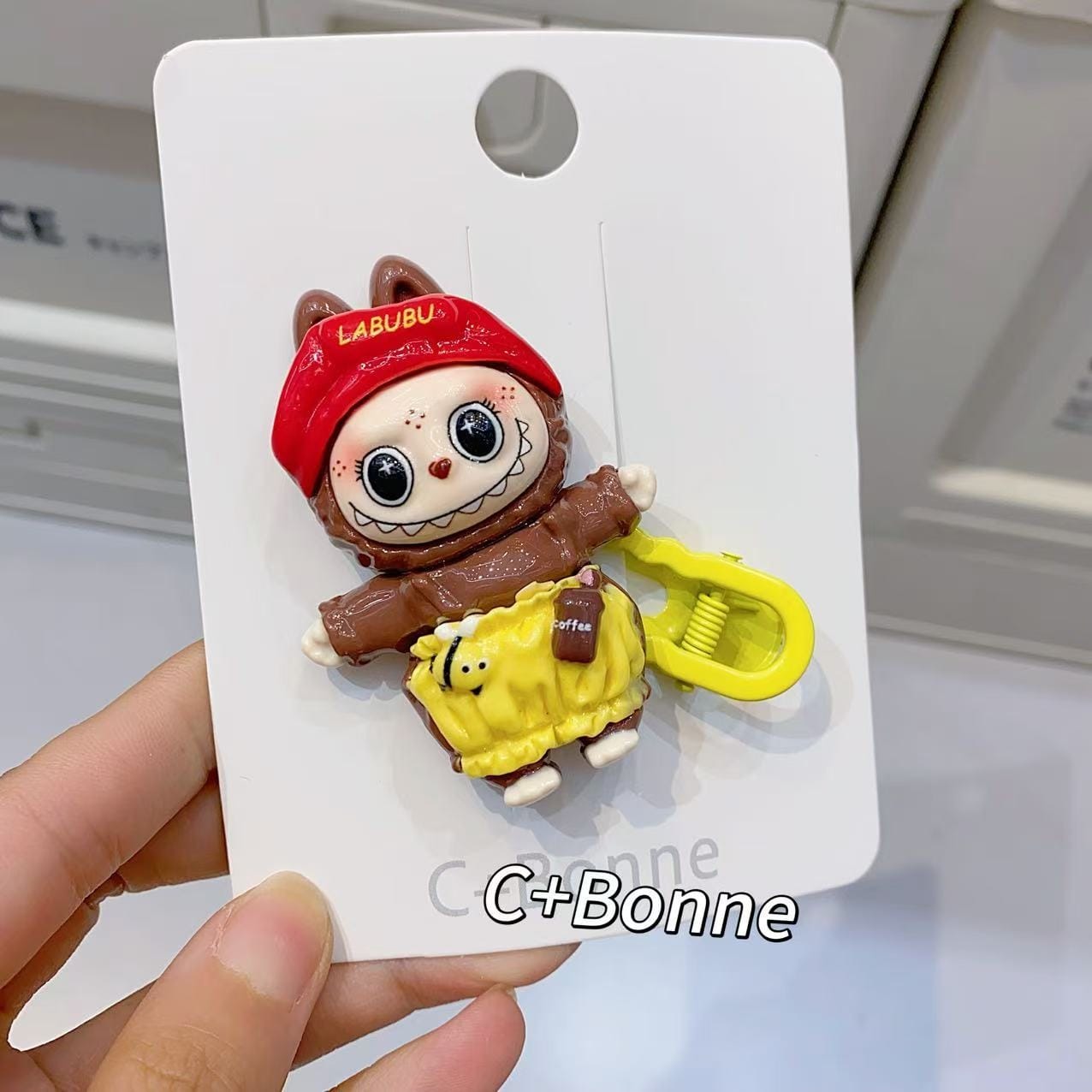 Cute Labubu Character Hair Clips – Trendy Fashion Accessory (7 Colors)