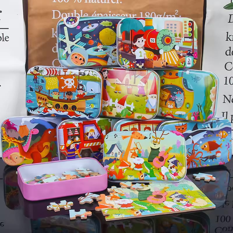 60-Piece Imagination Jigsaw Puzzle Box