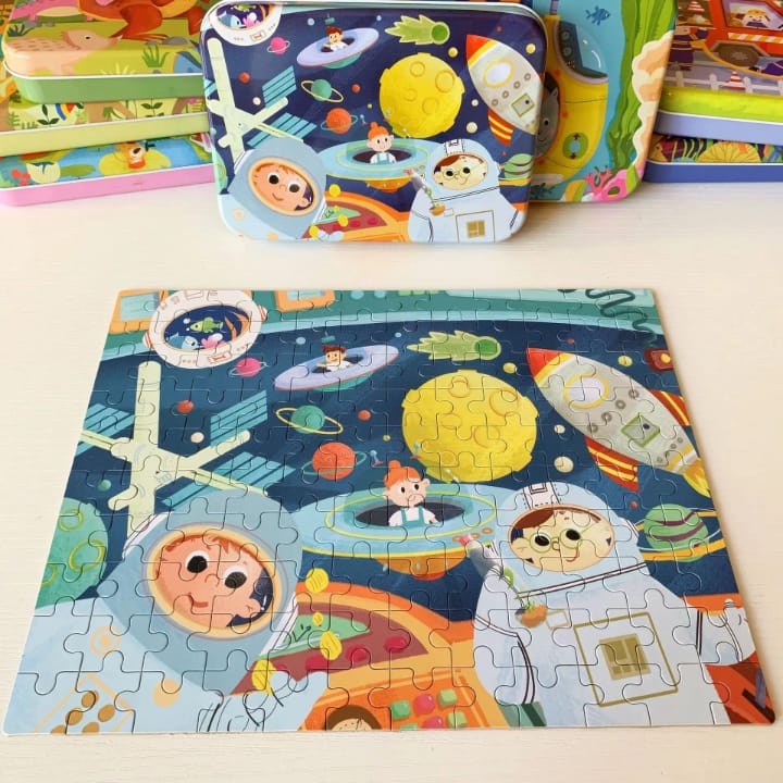60-Piece Imagination Jigsaw Puzzle Box