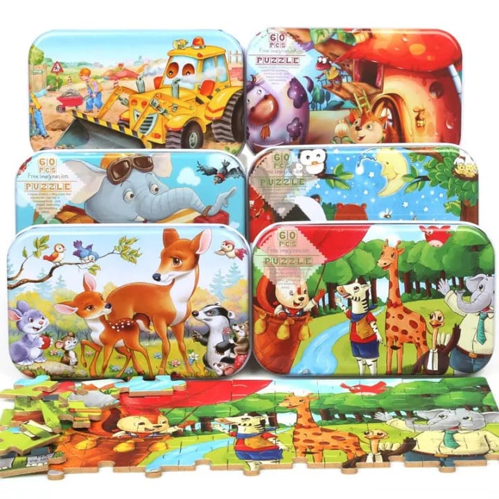60-Piece Imagination Jigsaw Puzzle Box