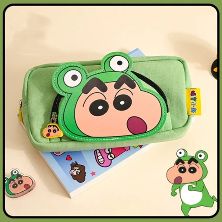 Crayon Shin-chan Large-Capacity Pencil Case for Kids