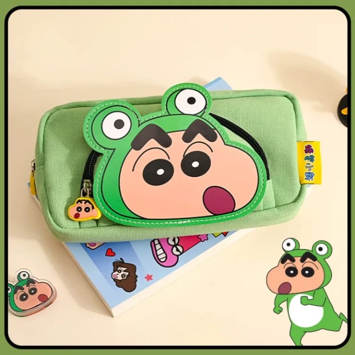 Crayon Shin-chan Large-Capacity Pencil Case for Kids