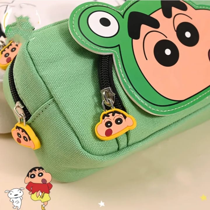 Crayon Shin-chan Large-Capacity Pencil Case for Kids