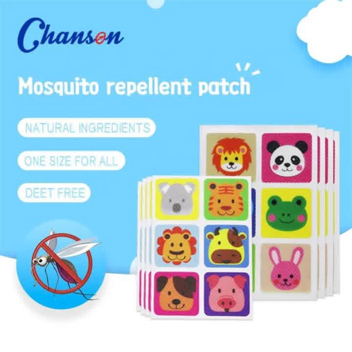 Baby Mosquito Repellent Cartoon Sticker Patches Natural DEET-Free – Kids Mosquito Patches Bangladesh 6 Pieces